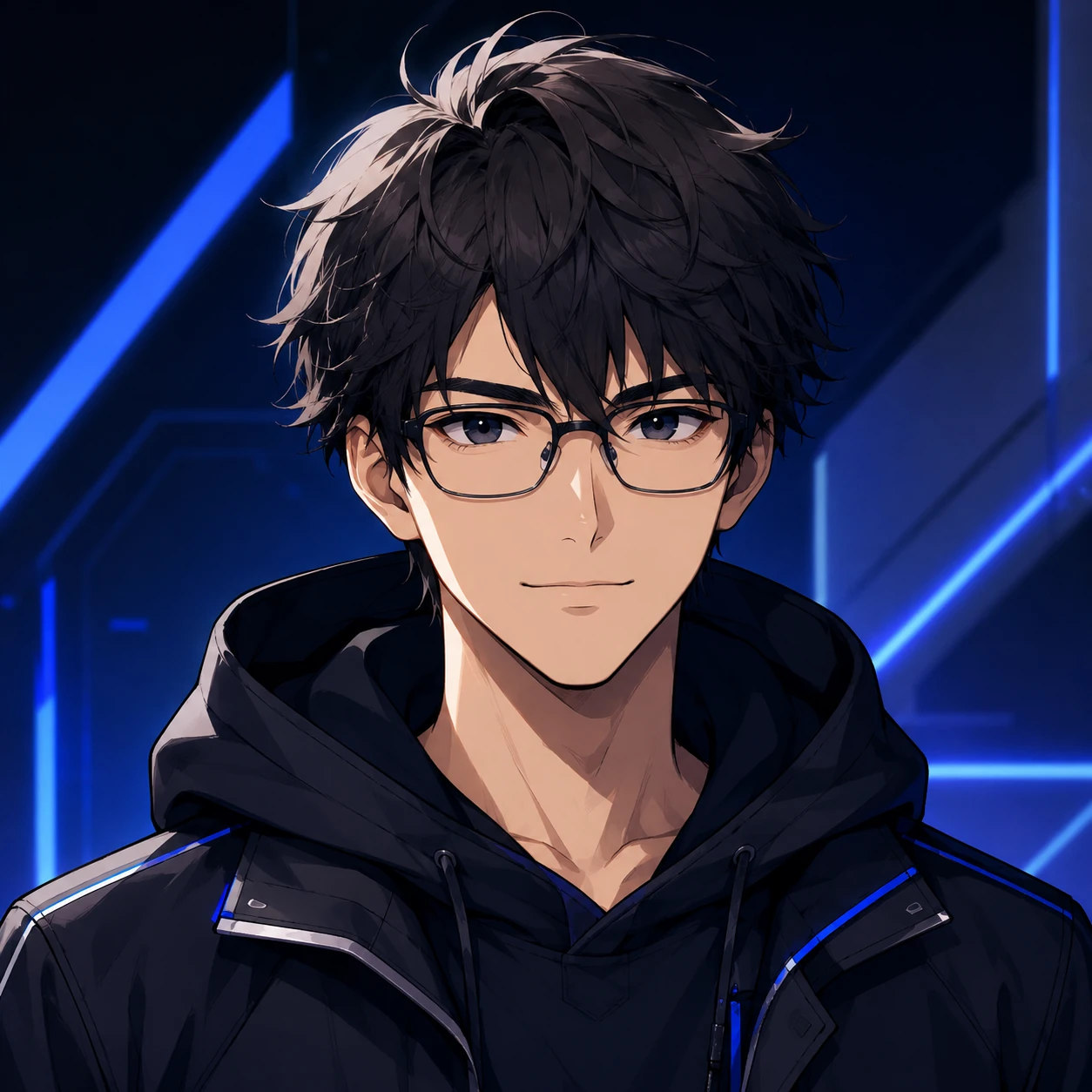 Anime-Porträt von Jonas Byte
